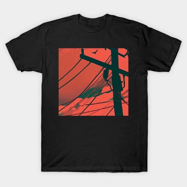 Wires T-Shirt by retroprints